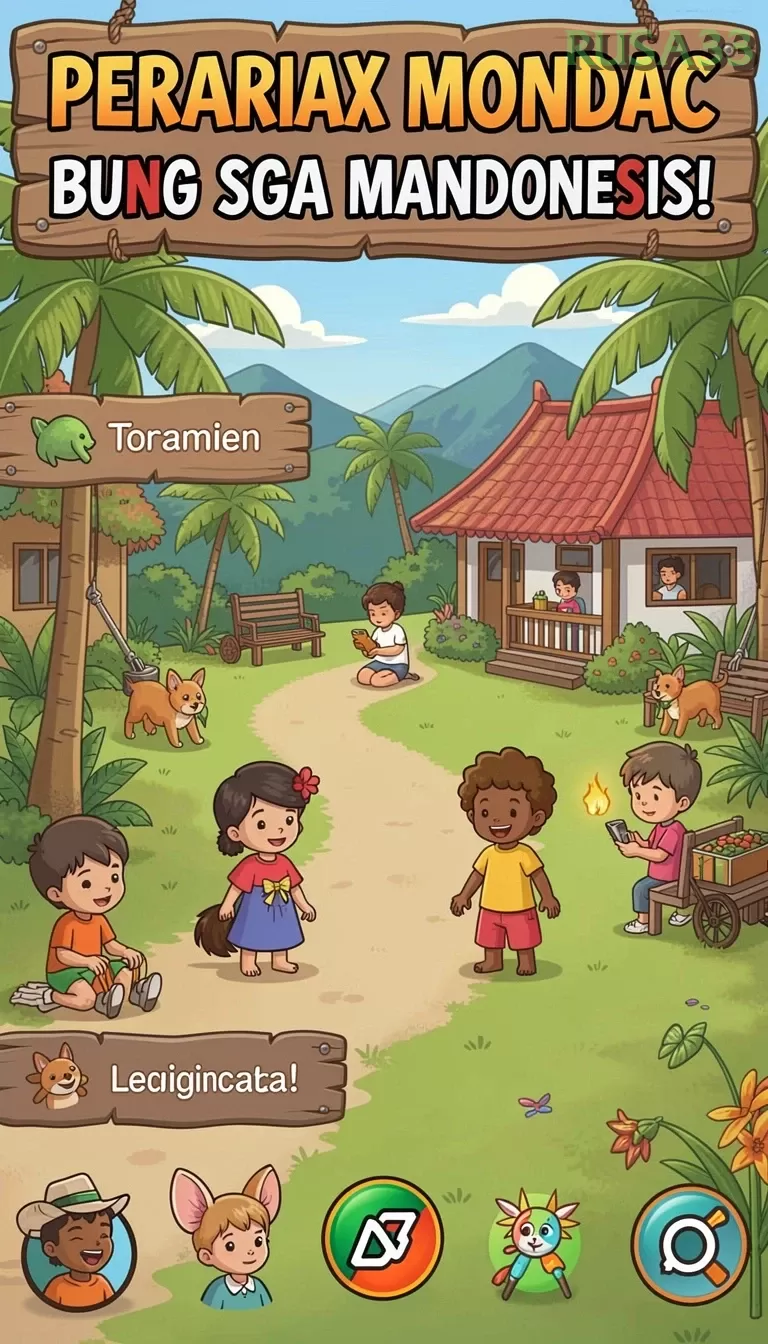 Cuplikan layar BOSWIN77 — menu navigasi