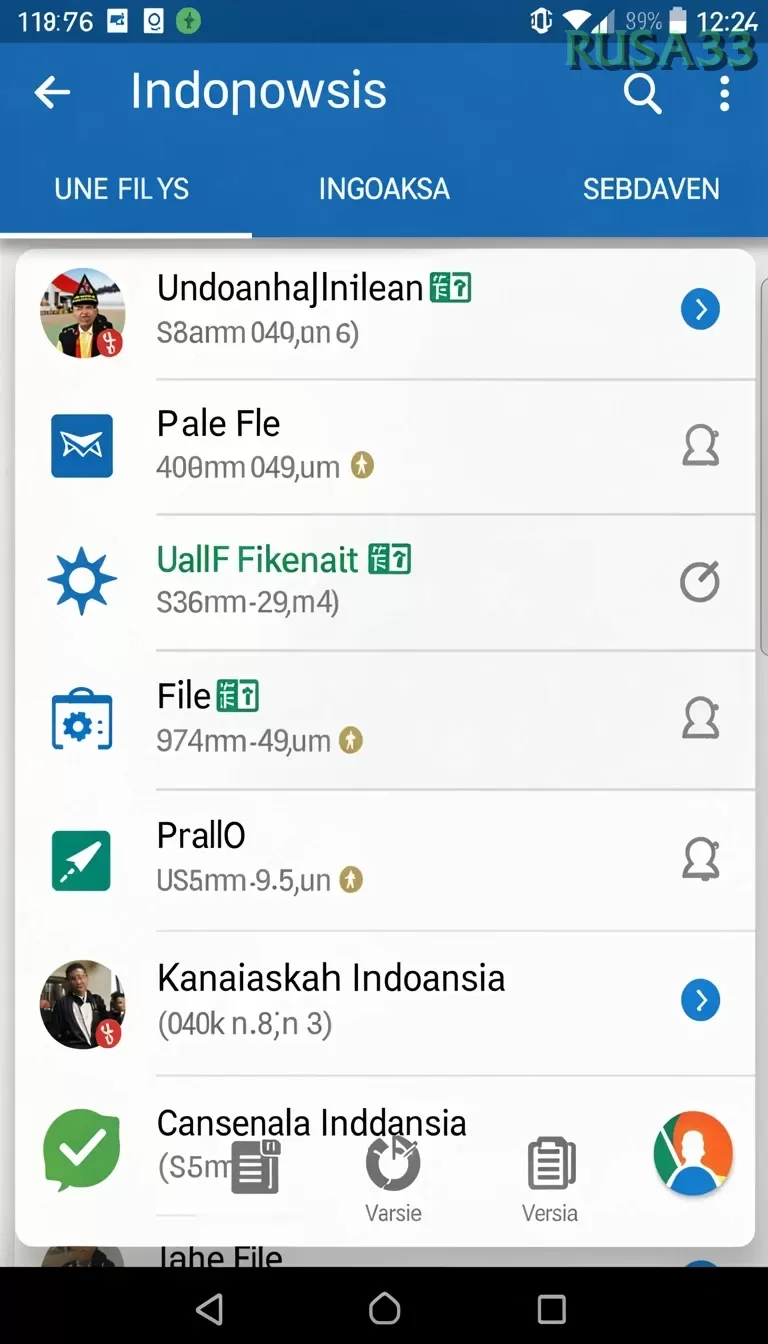 Cuplikan layar RPVIP4 — halaman utama
