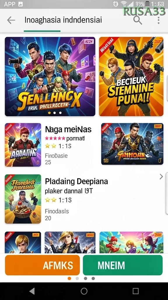 Cuplikan layar WINPKR — menu navigasi