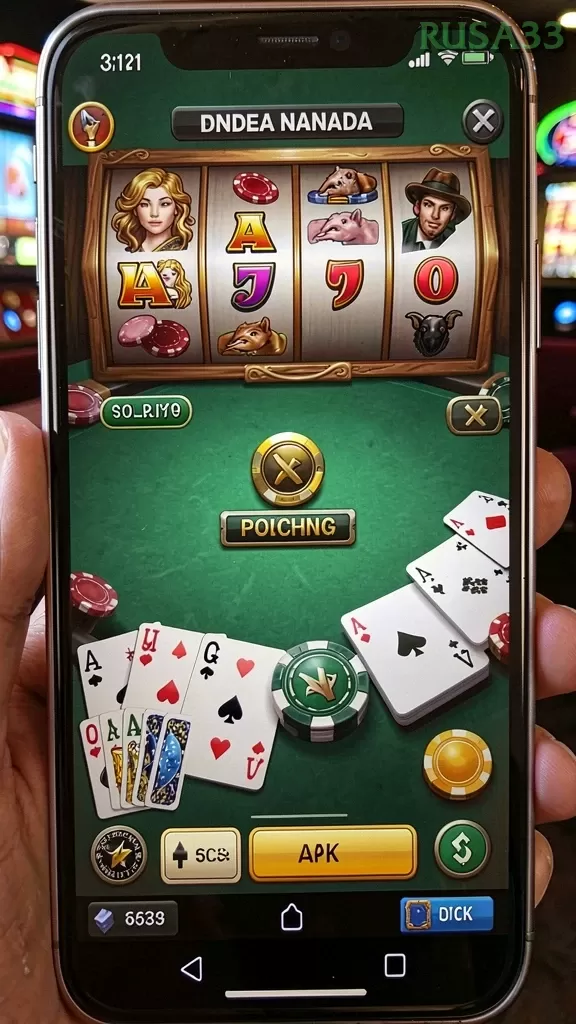 Cuplikan layar RPVIP4 — menu navigasi